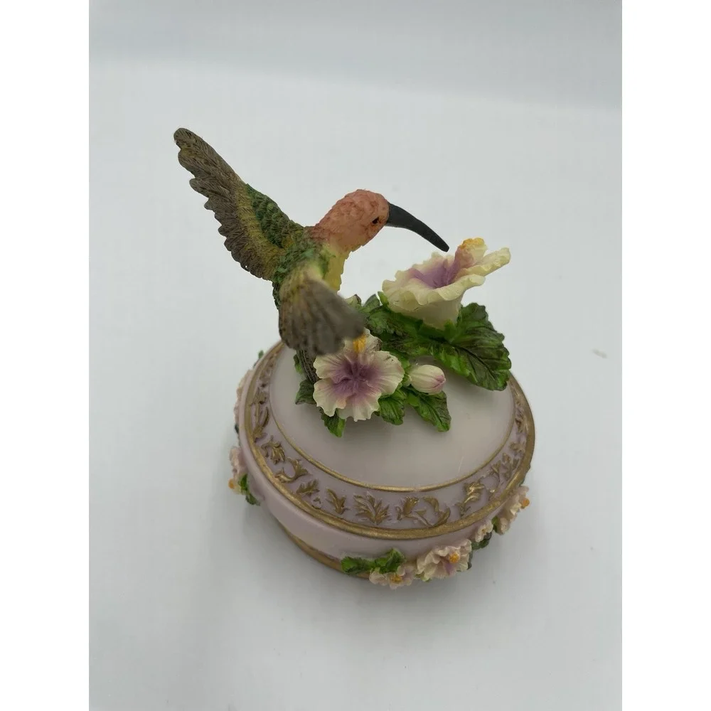 Vtg‎ Hummingbird Songbird Treasures Music Box Collection Unchained Melody